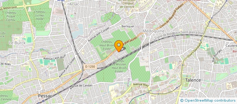 localisation de l'entreprise JEAN PAUL TAMAREL  TALENCE