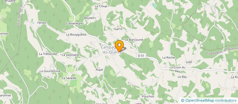 localisation de l'entreprise JEAN PEUCH ET FILS à BESSE
