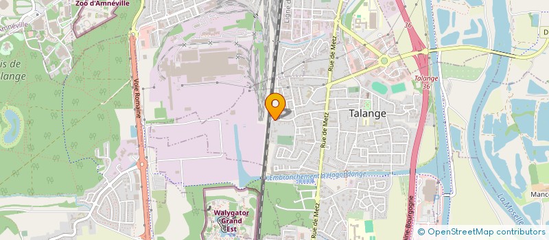 localisation de l'entreprise JEAN PHILIPPE à TALANGE