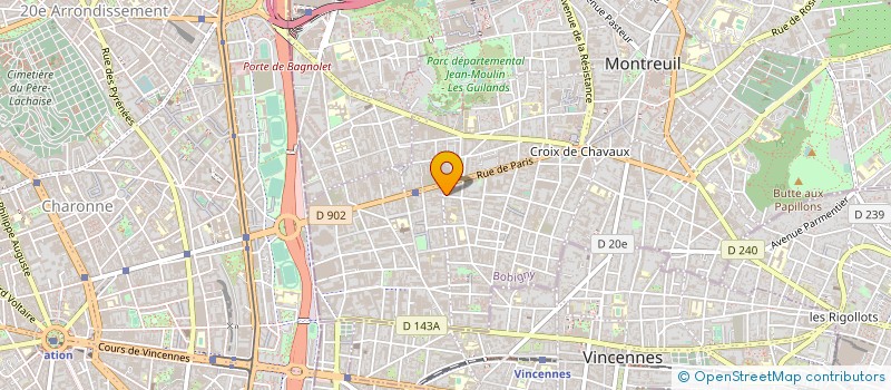 localisation de l'entreprise JEAN PHILIPPE ALLAIN COMMUNICATION à MONTREUIL