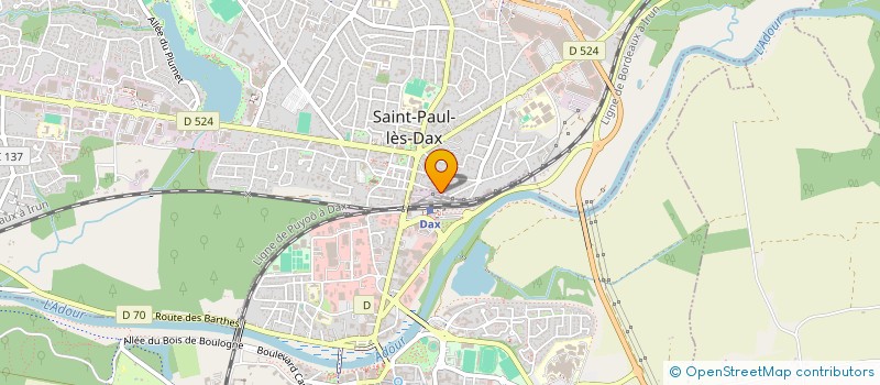localisation de l'entreprise JEAN PHILIPPE BAMBRZAK à SAINT-PAUL-LES-DAX