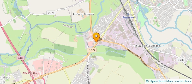 localisation de l'entreprise JEAN PHILIPPE ET THOUIN PIERRE à OCCAGNES