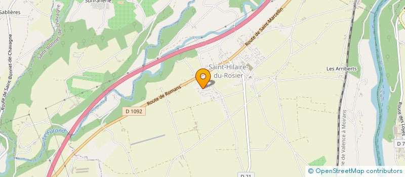 localisation de l'entreprise JEAN-PHILIPPE PEREIRA CHARPENTES  SAINT-HILAIRE-DU-ROSIER