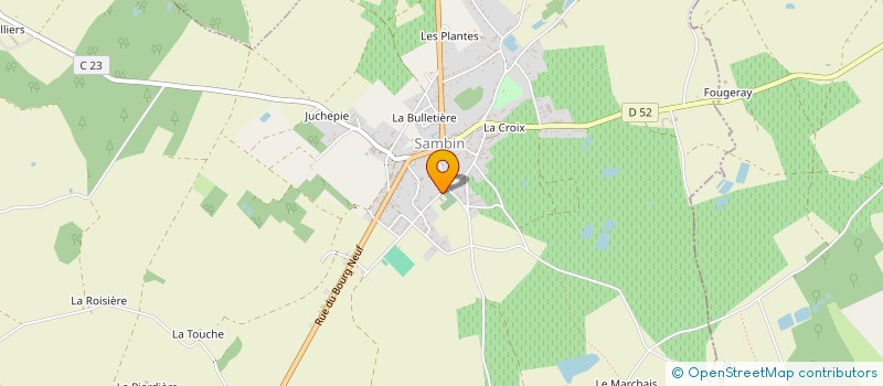 localisation de l'entreprise JEAN PHILIPPE SEGU  SAMBIN