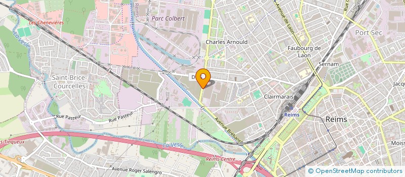 localisation de l'entreprise JEAN PHILIPPE THOMAS ARCHITECTES  REIMS