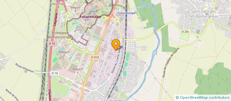 localisation de l'entreprise JEAN-PIERRE BARRERE  CHASSENEUIL-DU-POITOU