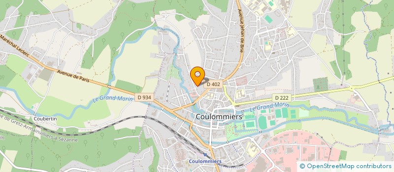 localisation de l'entreprise JEAN PIERRE BOULLINIER FINANCES à COULOMMIERS