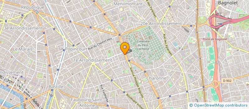 localisation de l'entreprise JEAN PIERRE CHAUDUN MARBRE à PARIS