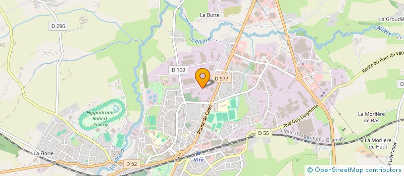 localisation de l'entreprise JEAN PIERRE DESFEUX à VIRE-NORMANDIE