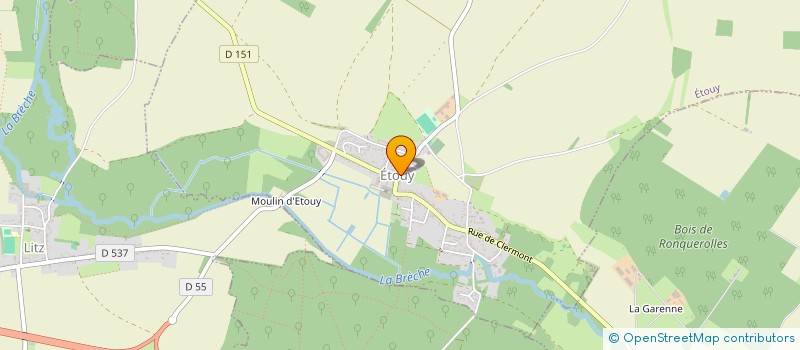 localisation de l'entreprise JEAN-PIERRE DETRAUX PAYSAGISTE  REMECOURT