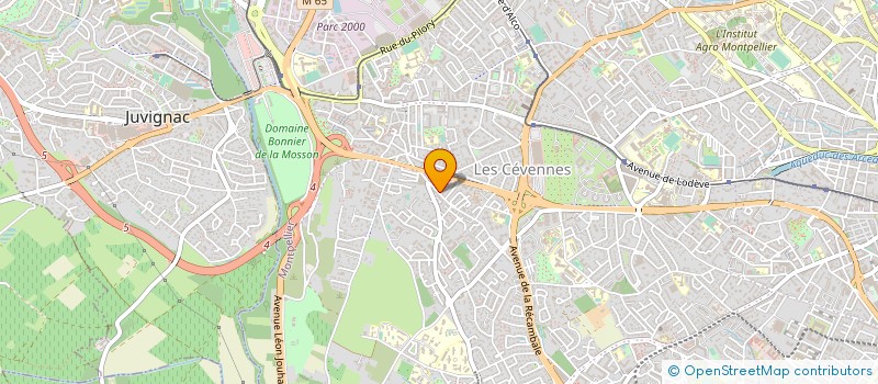 localisation de l'entreprise JEAN-PIERRE FARENC à MONTPELLIER