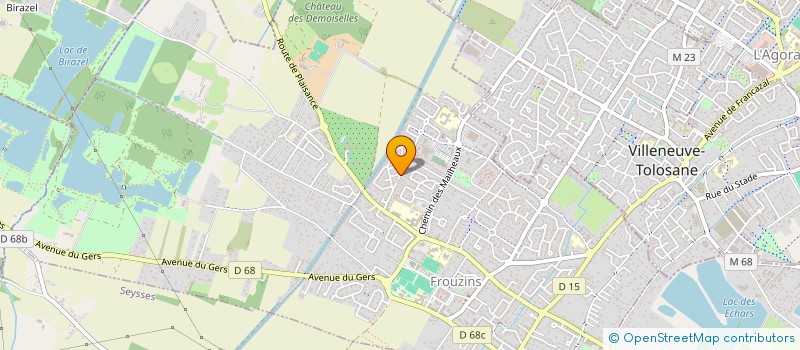 localisation de l'entreprise JEAN PIERRE GASC  FROUZINS