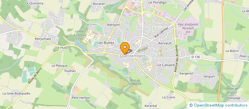 localisation de l'entreprise JEAN-PIERRE HOUIX  QUESTEMBERT