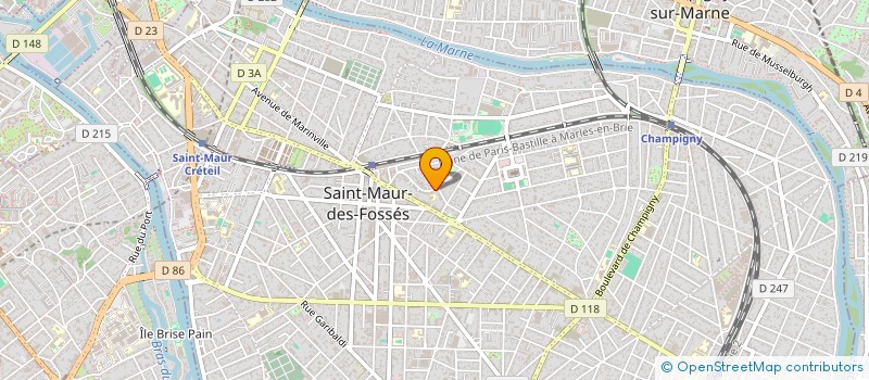 localisation de l'entreprise JEAN-PIERRE LENGRONNE INVESTISSEMENTS  SAINT-MAUR-DES-FOSSES