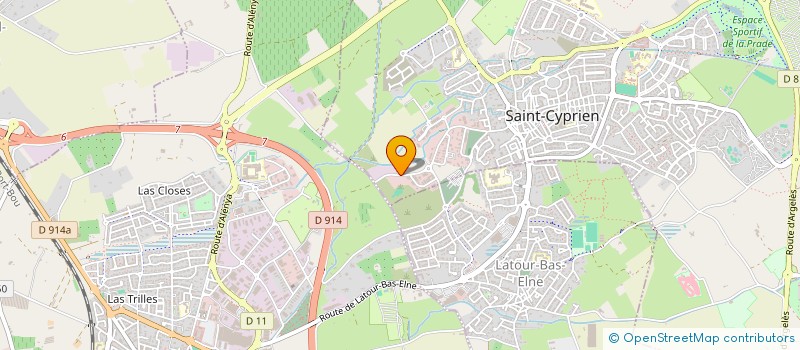 localisation de l'entreprise JEAN-PIERRE MARTINEZ à SAINT-CYPRIEN