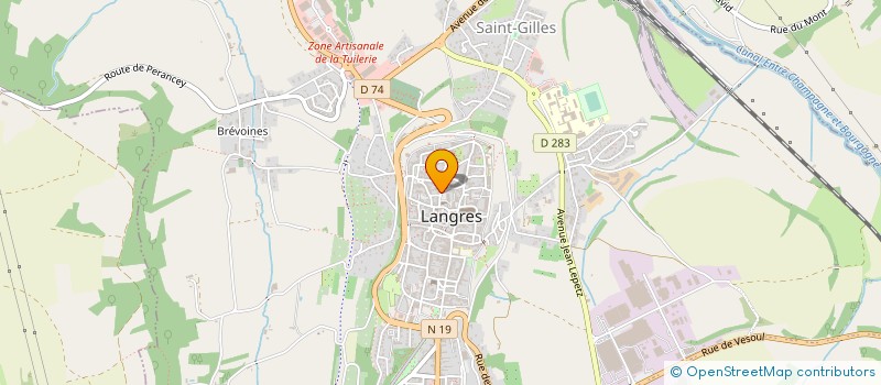 localisation de l'entreprise JEAN PIERRE MOTOS  LANGRES