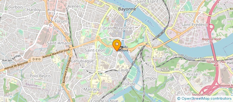 localisation de l'entreprise JEAN-PIERRE SERVICES  BAYONNE