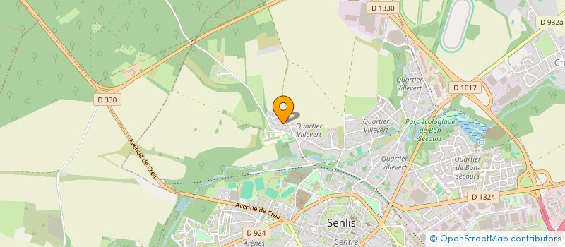 localisation de l'entreprise JEAN PIERRE TIMBAUD  SENLIS