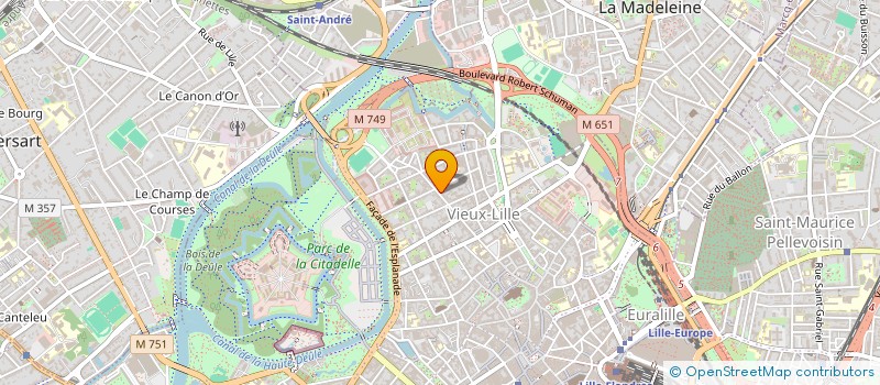 localisation de l'entreprise JEAN PIERRE VANDAMME AVOCATS à LILLE