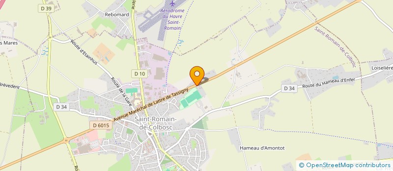 localisation de l'entreprise JEAN PIFALU  SAINT-ROMAIN-DE-COLBOSC