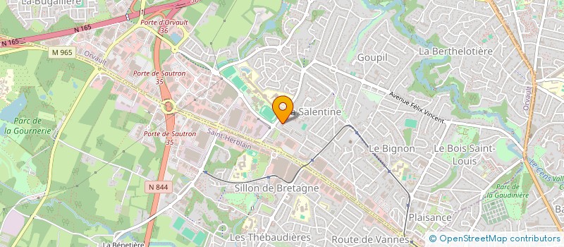 localisation de l'entreprise JEAN PRESTA-SERVICES à ORVAULT