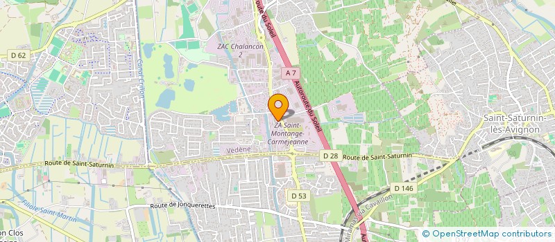 localisation de l'entreprise JEAN-PROST OPTIQUE  VEDENE