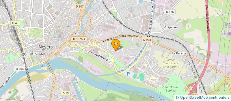 localisation de l'entreprise JEAN RAFFOLE à NEVERS