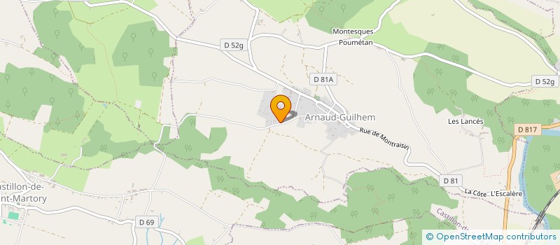 localisation de l'entreprise JEAN REGIS DI FRANCO à ARNAUD-GUILHEM