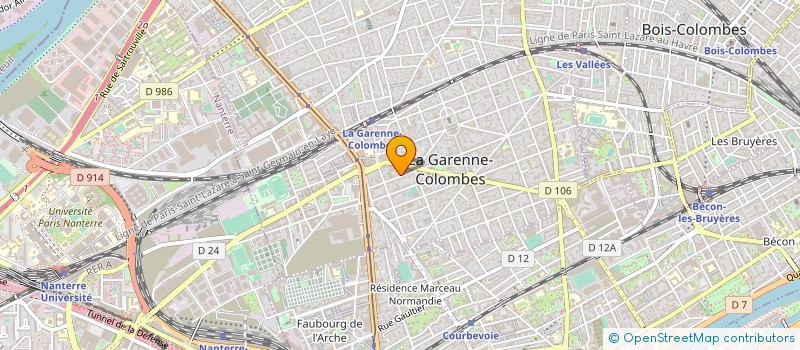 localisation de l'entreprise JEAN RICHARD SARL à LA GARENNE COLOMBES