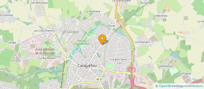 localisation de l'entreprise JEAN RIGAUD à CARQUEFOU