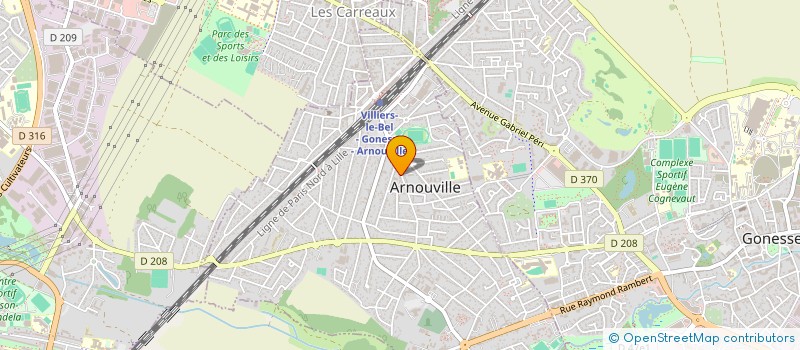 localisation de l'entreprise JEAN ROBERT à ARNOUVILLE