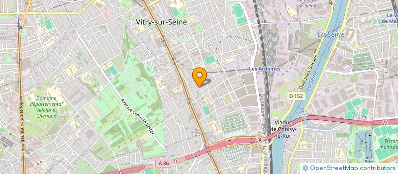 localisation de l'entreprise JEAN ROCHE  VITRY-SUR-SEINE