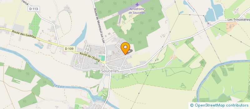 localisation de l'entreprise JEAN ROCHEFORT RESTAURATION (J2R)  LOIRE-AUTHION