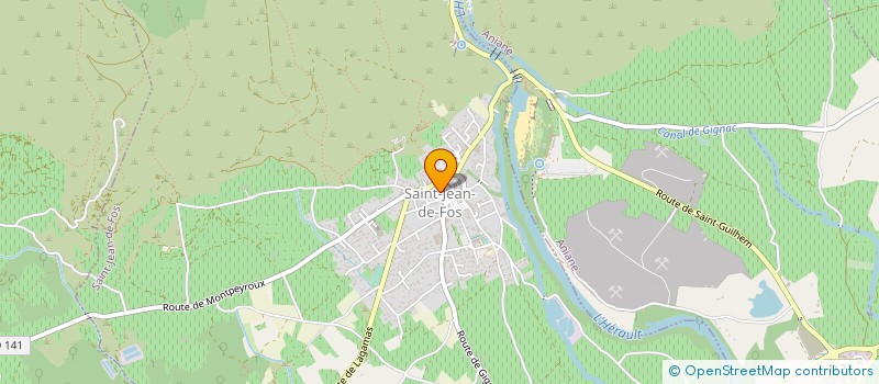 localisation de l'entreprise JEAN-ROCK BERTRAN  SAINT-JEAN-DE-FOS