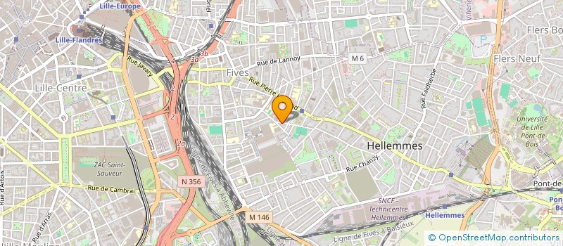 localisation de l'entreprise JEAN RONDOT à LILLE