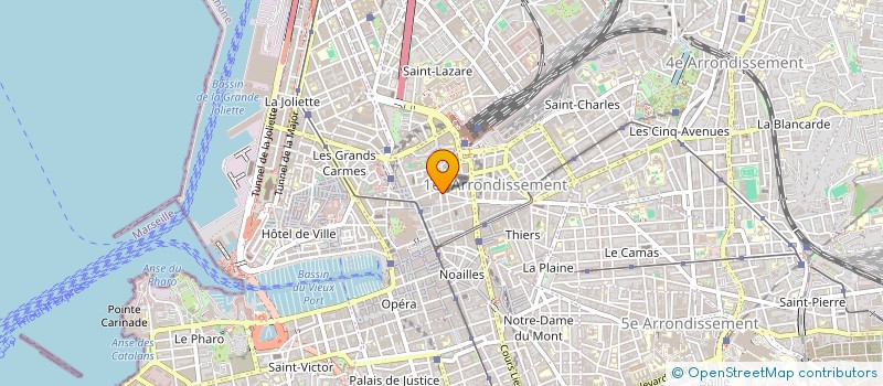 localisation de l'entreprise JEAN ROQUE à MARSEILLE 1