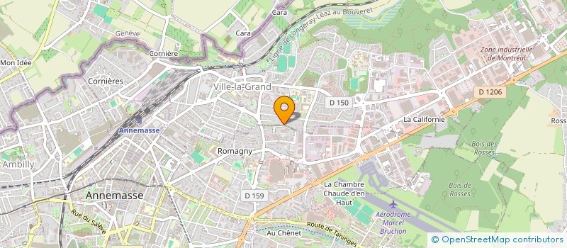 localisation de l'entreprise JEAN ROSSI  VILLE-LA-GRAND