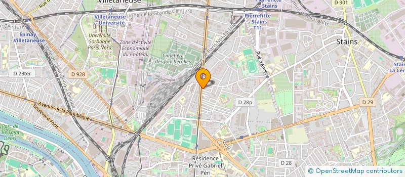 localisation de l'entreprise JEAN'S 2000  PIERREFITTE-SUR-SEINE