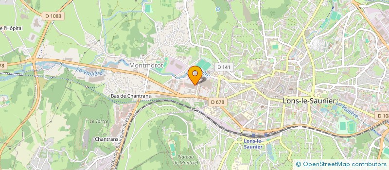 localisation de l'entreprise JEAN'S 39  MONTMOROT