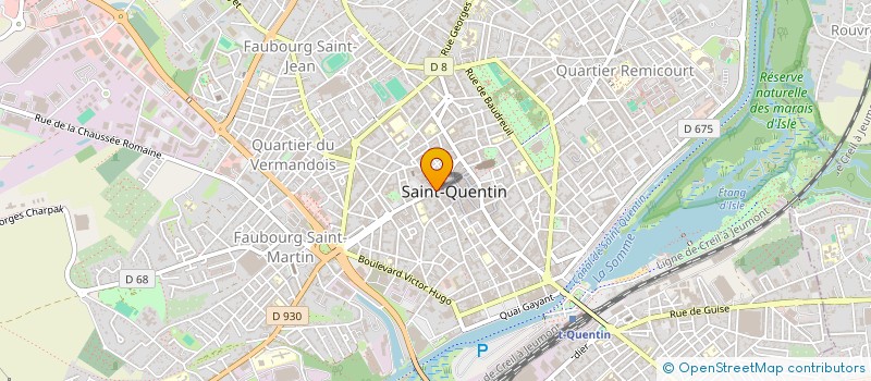 localisation de l'entreprise JEAN'S DANIEL à SAINT-QUENTIN