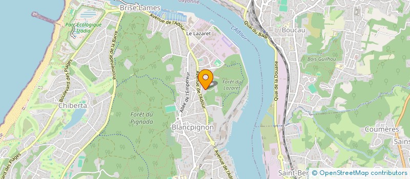 localisation de l'entreprise JEAN SAINT MARTIN SARL à ANGLET