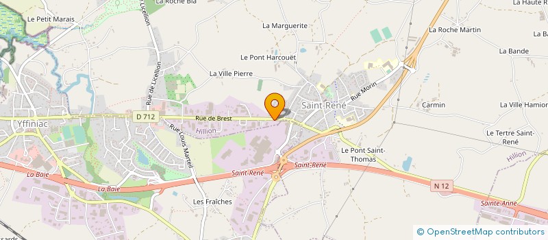 localisation de l'entreprise JEAN STALAVEN SA à HILLION