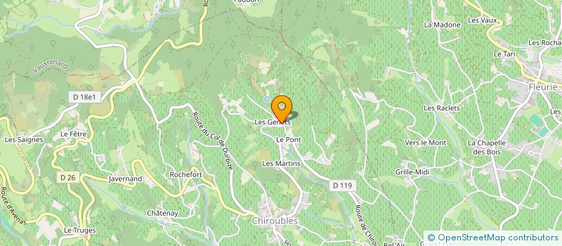 localisation de l'entreprise JEAN SYLVAIN  CHIROUBLES