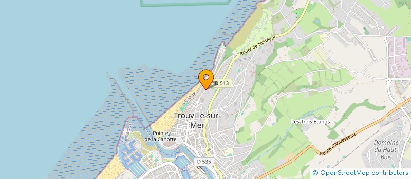localisation de l'entreprise JEAN TRANCHARD à TROUVILLE-SUR-MER