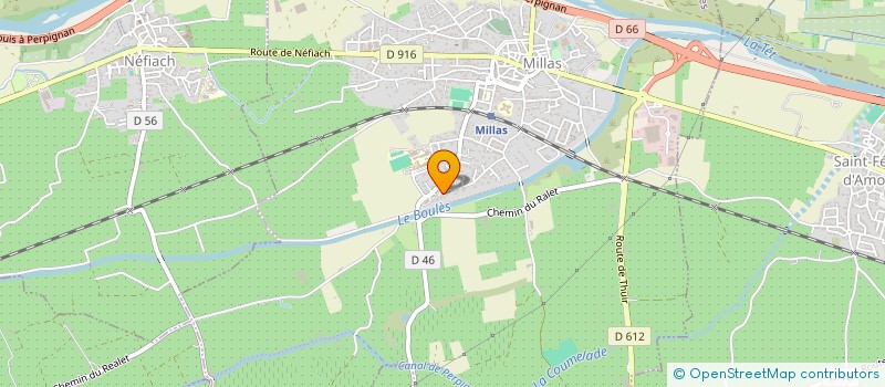 localisation de l'entreprise JEAN-VAL  MILLAS