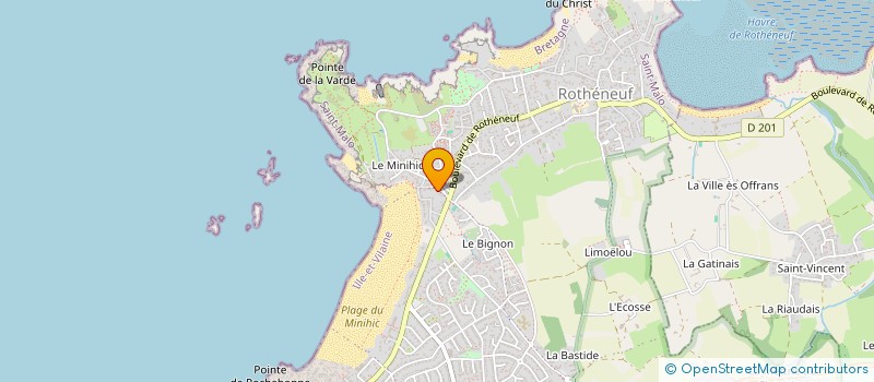 localisation de l'entreprise JEAN-YVES BORDIER à SAINT-MALO