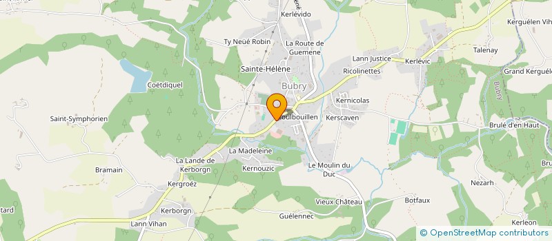 localisation de l'entreprise JEAN YVES LE CORRE  PLUMELIAU-BIEUZY