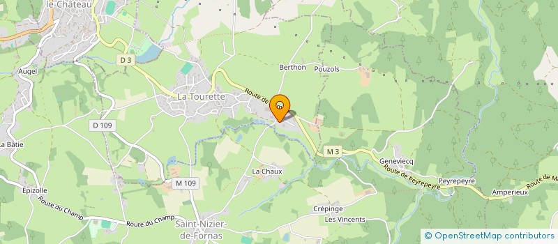 localisation de l'entreprise JEAN YVES PORTE TRANSPORTS  LA TOURETTE