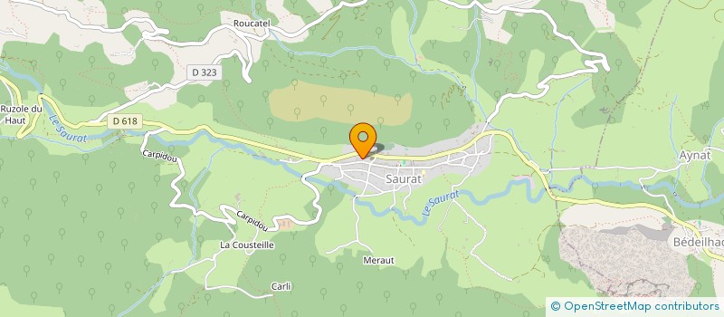 localisation de l'entreprise JEANANS SARL à SAURAT