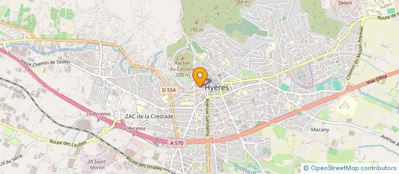 localisation de l'entreprise JEANBA  HYERES